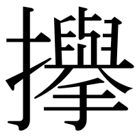 漢字の㩮