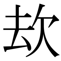 漢字の㰦