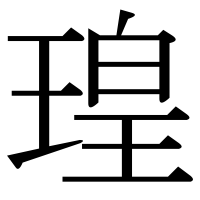 漢字の瑝