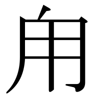 漢字の甪