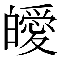 漢字の皧