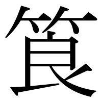 漢字の筤