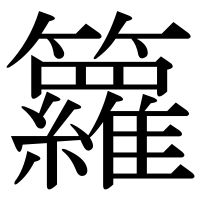 漢字の籮