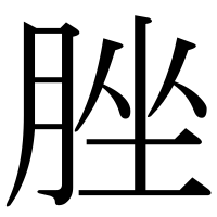 漢字の脞
