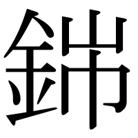 漢字の銟