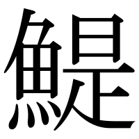 漢字の鯷