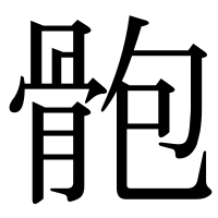 漢字の骲