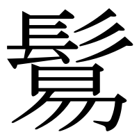 漢字の鬄