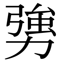 漢字の勥