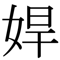 漢字の娨