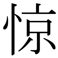 漢字の惊