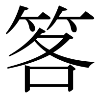 漢字の笿