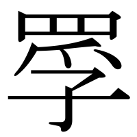 漢字の罦