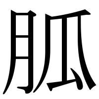 漢字の胍