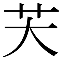 漢字の芖