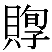 漢字の賯