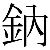 漢字の鈉