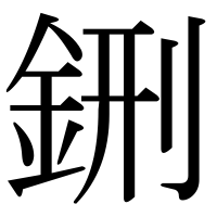 漢字の鉶