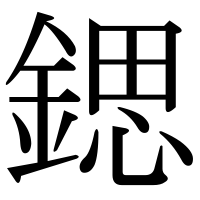 漢字の鍶