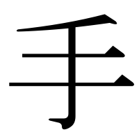 漢字の手