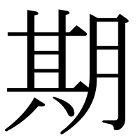 漢字の期