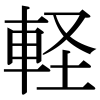 漢字の軽