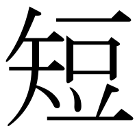 漢字の短