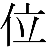 漢字の位