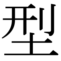 漢字の型