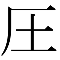 漢字の圧