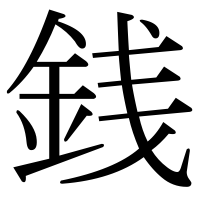 漢字の銭
