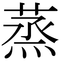 漢字の蒸