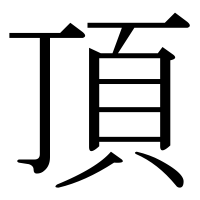 漢字の頂