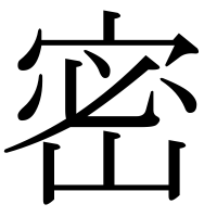 漢字の密