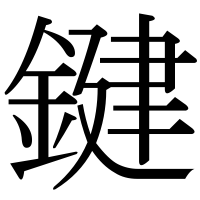 漢字の鍵