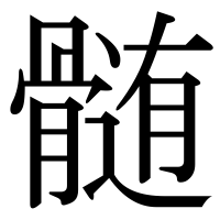 漢字の髄