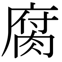 漢字の腐