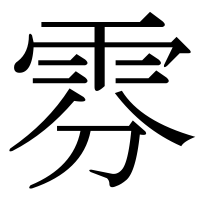 漢字の雰