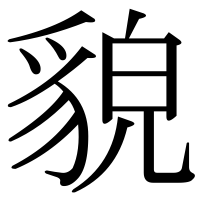 漢字の貌