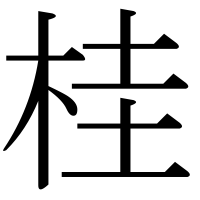 漢字の桂
