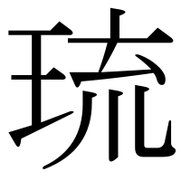 漢字の琉