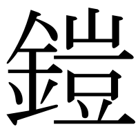 漢字の鎧