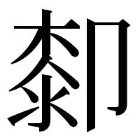 漢字の厀