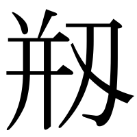 漢字の剏