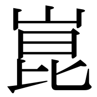 漢字の崑