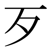 漢字の歹