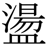 漢字の盪