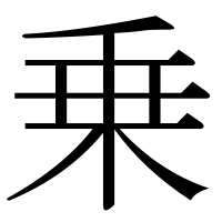 漢字の乗