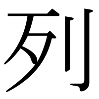 漢字の列