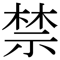 漢字の禁